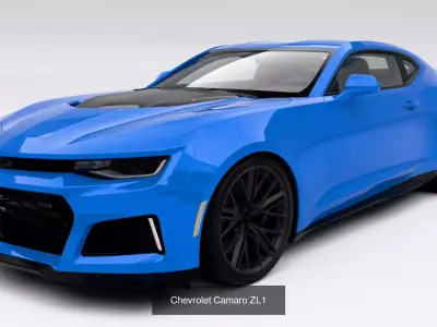 Chevrolet Car Collection 3D Model Pack