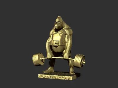 gorilla  3D print model