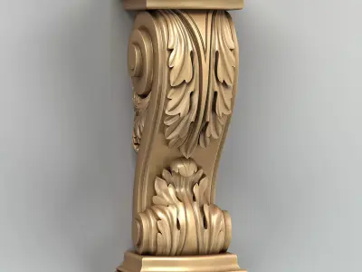 Corbel 011 3D model
