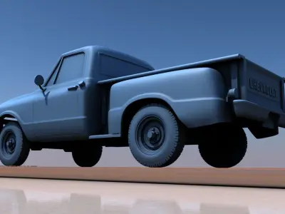 Chevy C10 Pickup Stepside 1968 3D print model