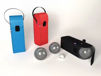 Boule de petanque OBUT  Set of Balls  French Sport  3D model