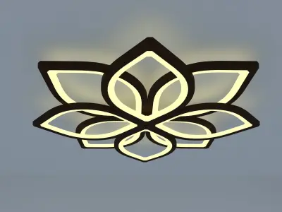 ceiling light Low-poly 3D model get