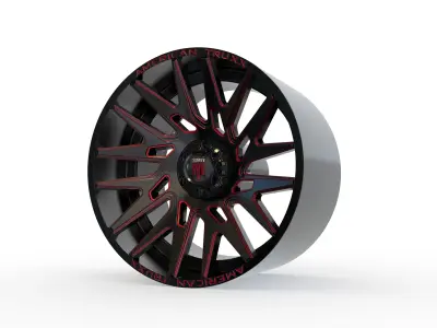 AMERICAN TRUXX EVOLUTION WHEEL 3D MODEL 3D print model