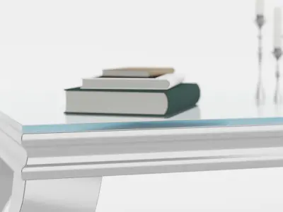 Coffee Table Set 01 3D model