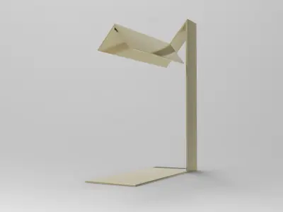 Hoolly Table Lamp Low-poly 3D model