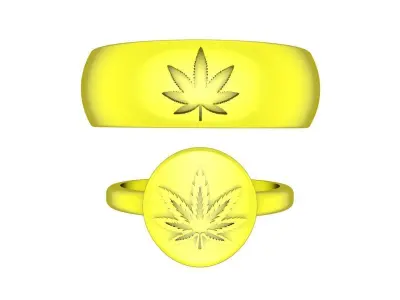 A6215 24K Fashion Wedding Ring 3D Model 3D print model