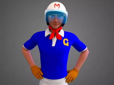 Speed Racer - Go Mifune - Meteoro 3D model