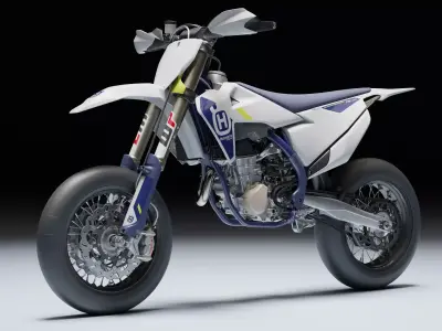 Husqvarna Motorcycle FS 450 2022 Low-poly 3D model