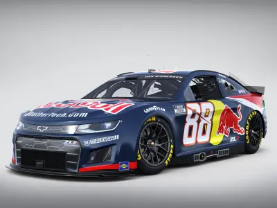 Chevrolet Camaro Nascar RedBull Van Gisbergen 2025 3D model