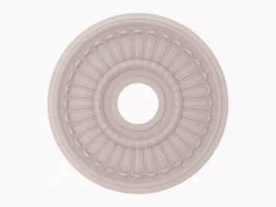Classic Ceiling Medallion 12 3D model