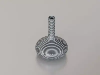 Earthenware jug 06 3D model