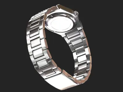Luxury watch for women my own design 3D model