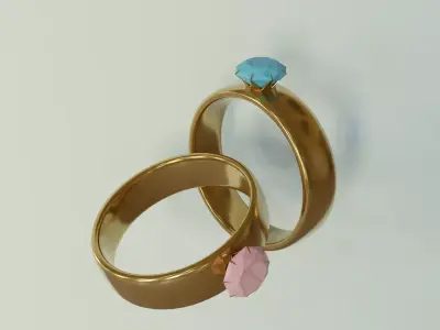 Luxury Ring 3D model purchase