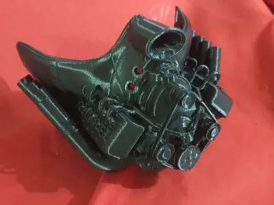 hotrod V8 facemask 3D print model