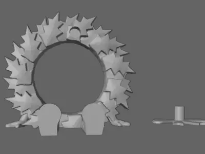 ARTICULATED CHRISTMAS WREATH 3D print model