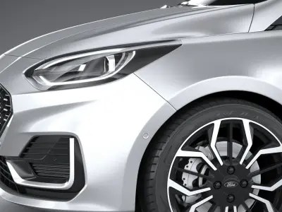 Fiesta ST-Line 3-door 2022 3D model