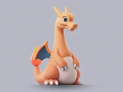 Pokemon - Charizard Gengar Wooper 3D print model