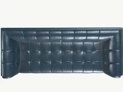 Leather sofa 3D model