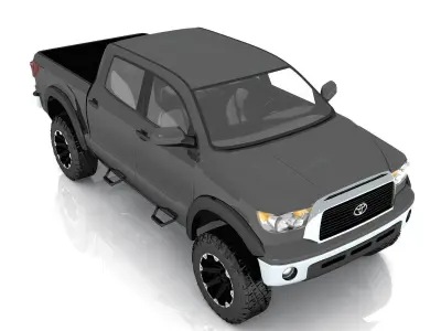 Toyota Tundra Low-poly 3D model