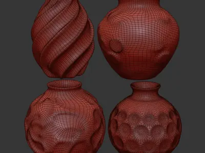 vase set 3D model