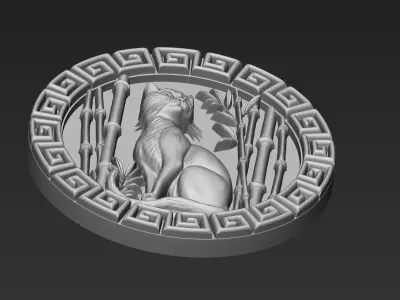 Cat A7 3D print model