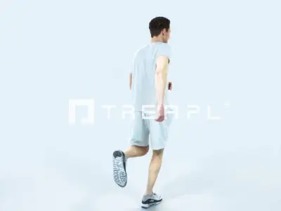 Virtue 02M Running Jogging Football Sports Man Low-poly 3D model