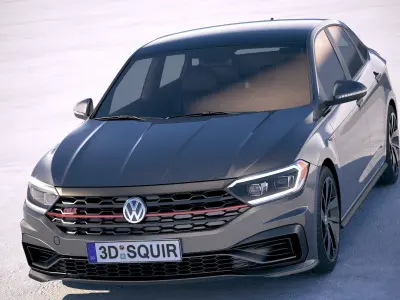 Volkswagen Jetta GLI 2019 3D model