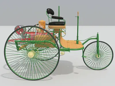 Benz Motorwagen 1886 3D model