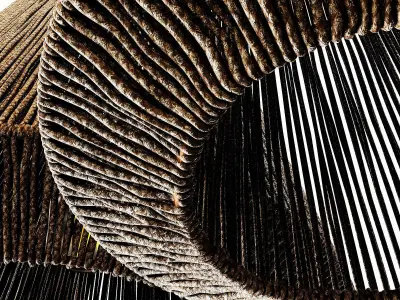 Lamp barrel big rope n3 3D model