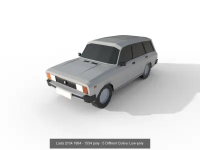 Low Poly Mixed Car pack - 001 - 7 Car Include total 45 variant