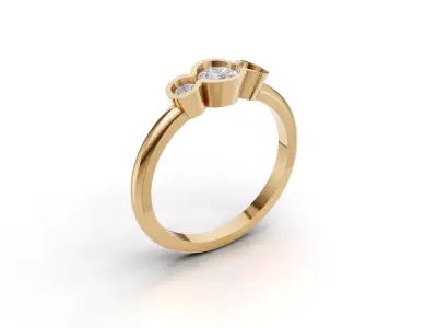ring woman  3D print model 70