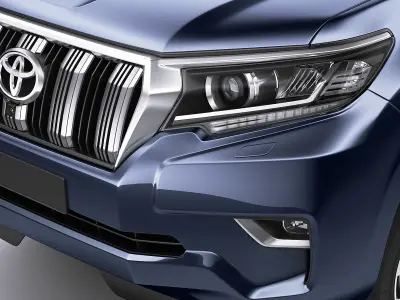 Toyota Land Cruiser J150 2018 3D model