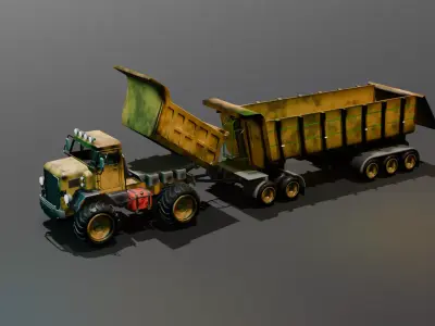 Heavy truck 3D model