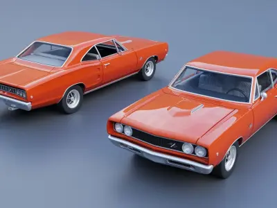 Dodge Coronet 1968 3D print model
