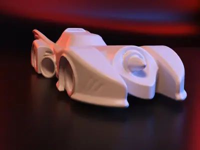 Batman Car stl 3D print model