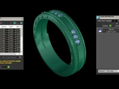 ring code 171 3D print model