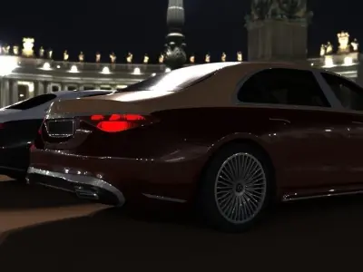 Mercedes Maybach 2022 3D model