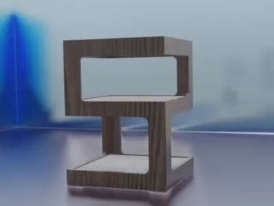 Fancy Table With 4K Texture Free 3D model