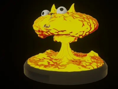 NUKE CAT Exploding Kittens 3D print model