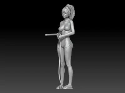 car wash girl 2025 3 3D print model