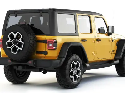 Jeep Wrangler Unlimited 2018 3D model