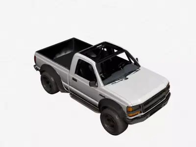 Performance Utility Pickup Truck Off-Road Inspired Design 04 3D model
