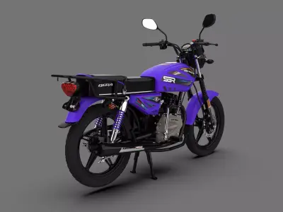 Bera SBR 150 Sport Motorcycle 3D Model 3D model