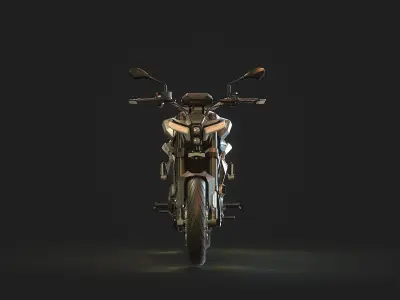 Base model Benelli Tornado Naked Twin 500 2024  3D model