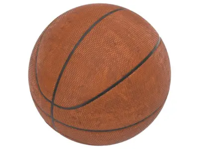 Basketball Textured 3D model