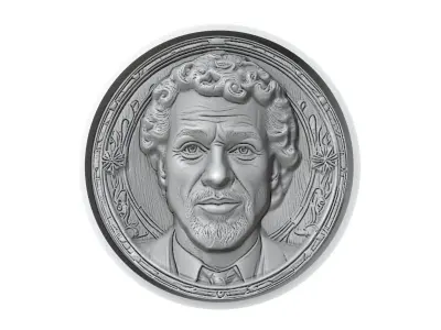 Mohamed Salah Footballer Medallion 3D print model