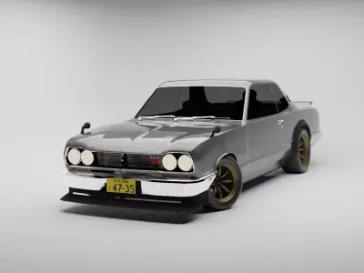 Nissan Skyline GTR  3D model