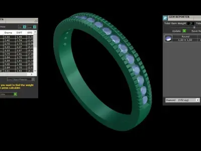 ring code 450 3D print model