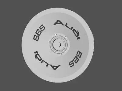 BBS Fan Low-poly 3D model