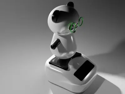 Panda toy 3D model purchase